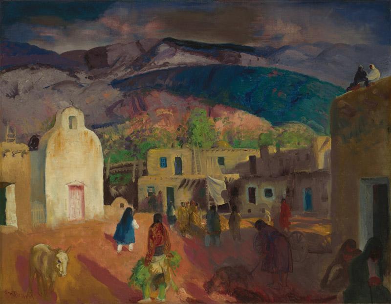 George Wesley Bellows - Pueblo Tesuque, No. 2, 1917
