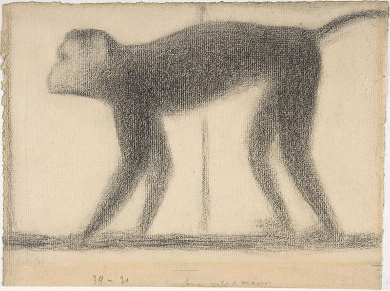 Georges Seurat--Monkey