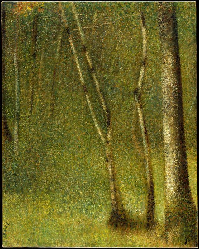 Georges Seurat--The Forest at Pontaubert