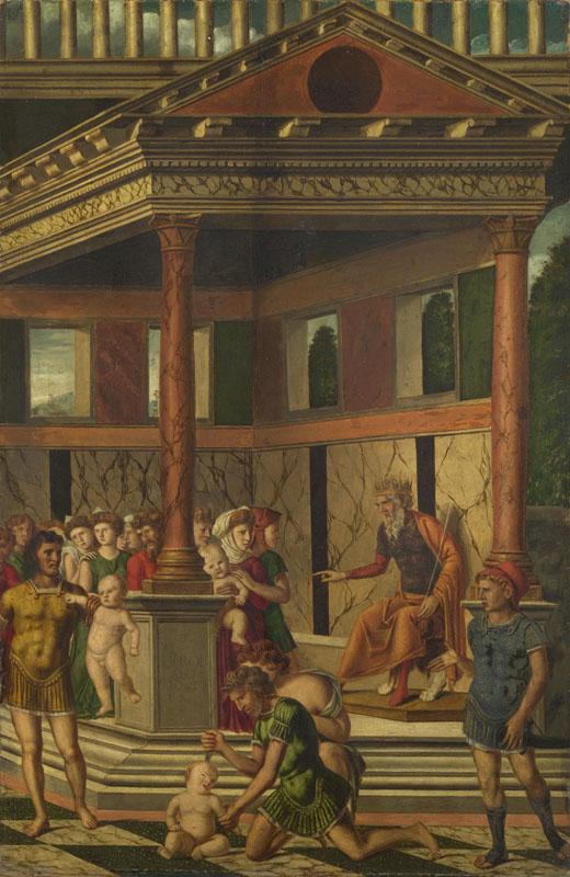 Gerolamo Mocetto - The Massacre of the Innocents with Herod