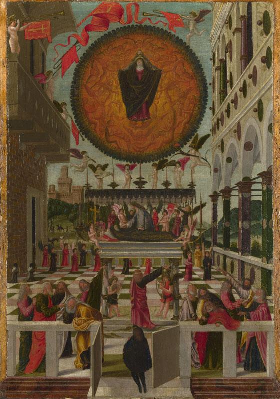 Gerolamo da Vicenza - The Dormition and Assumption of the Virgin