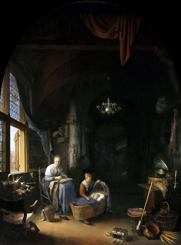 Gerrit Dou - The Young Mother