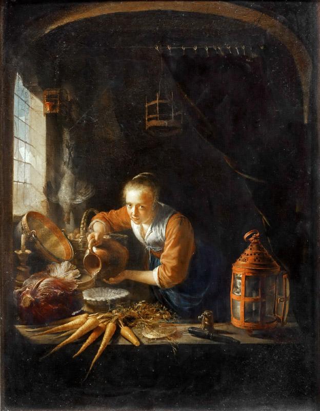 Gerrit Dou -- A Dutch Cook