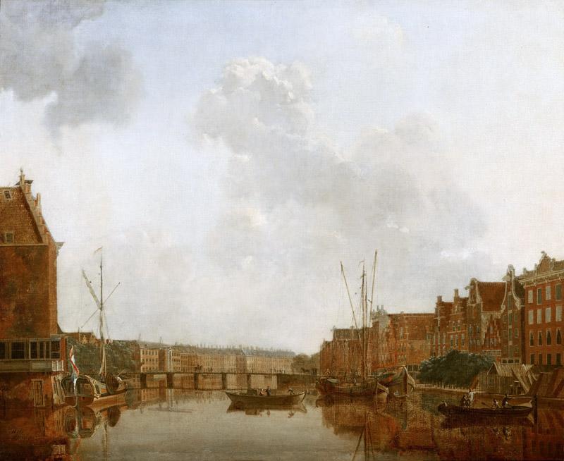 Gerrit Toorenburgh - View of the River Amstel in Amsterdam
