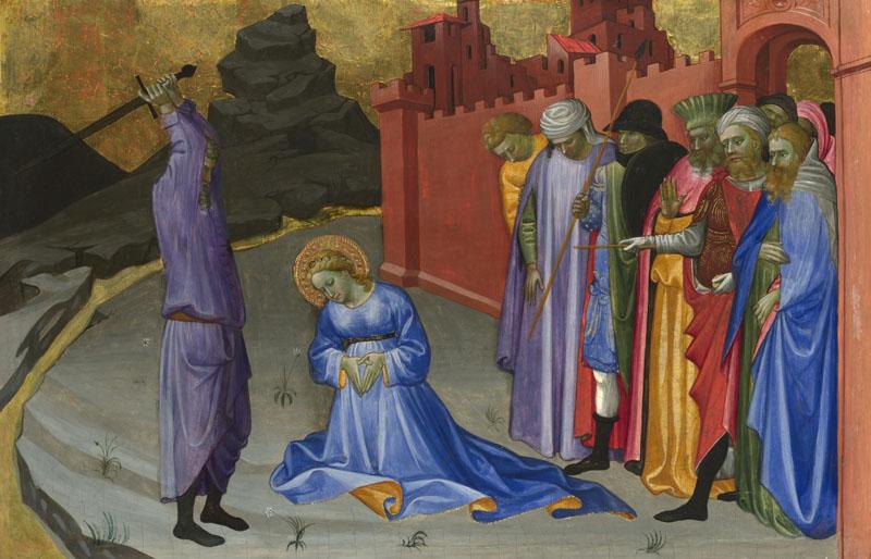 Gherardo di Jacopo Starnina (Master of the Bambino Vispo) - The Beheading of Saint Margaret
