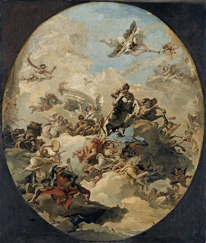 Giandomenico Tiepolo - The Apotheosis of Hercules, 1765