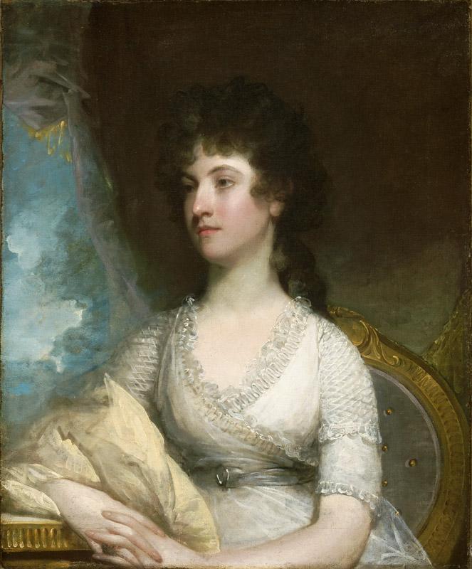 Gilbert Charles Stuart, American, 1755-1828 -- Portrait of Frances Cadwalader Montagu, Lady Erskine