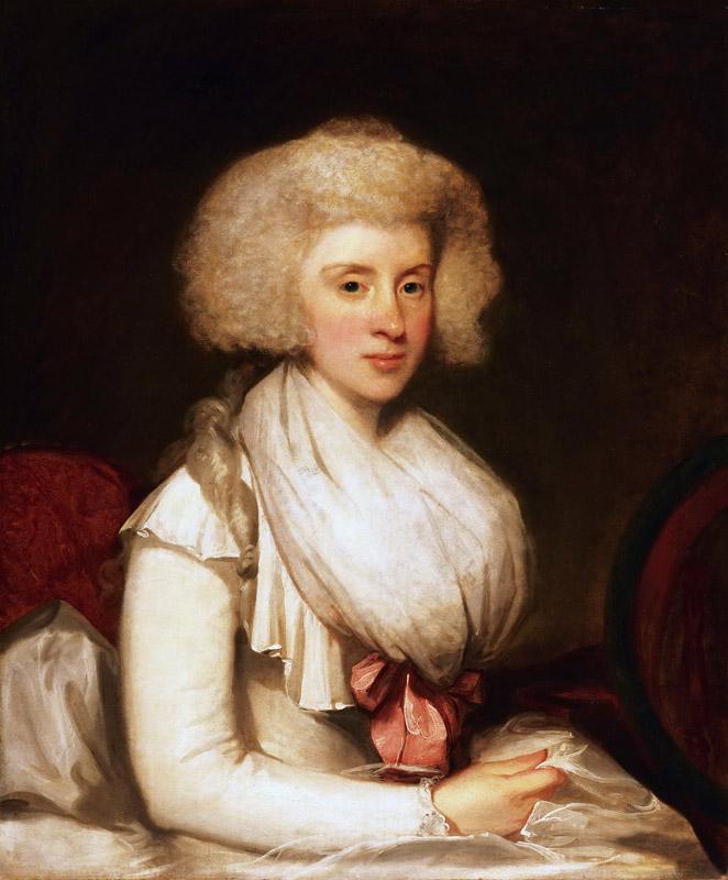 Gilbert Charles Stuart, American, 1755-1828 -- Portrait of Mrs