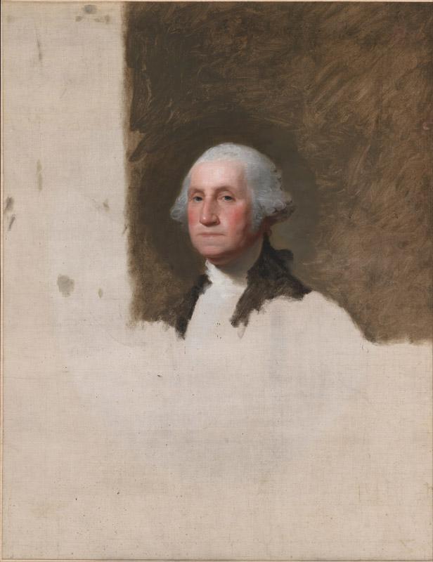 Gilbert Stuart - George Washington (The Athenaeum Portrait)