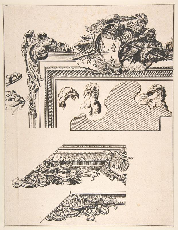 Gilles-Marie Oppenord--Designs for a Picture Frame
