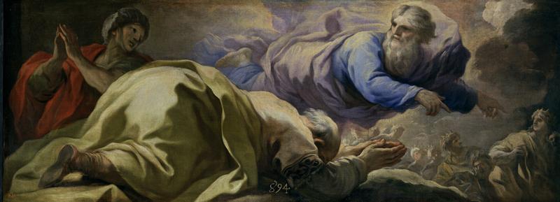 Giordano, Luca - Abraham escucha las promesas del Senor, 1695-96