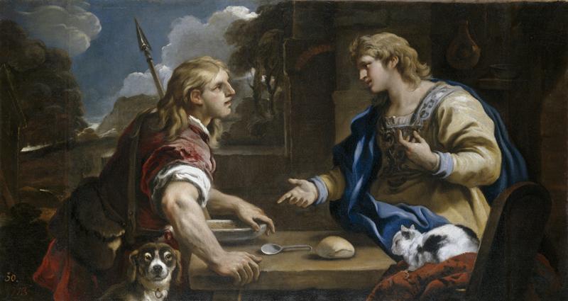 Giordano, Luca - Esau y Jacob (El cambio de la primogenitura), 1695-96