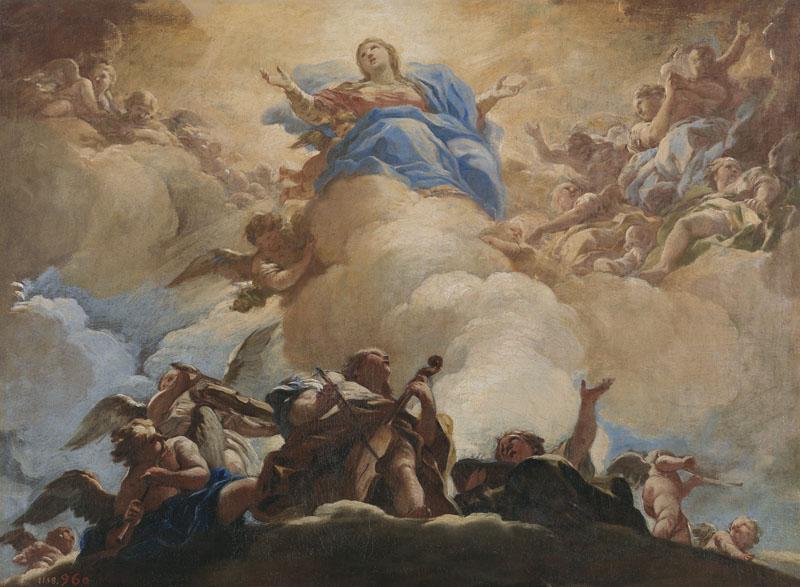 Giordano, Luca-Asuncion de la Virgen-61 cm x 82,2 cm