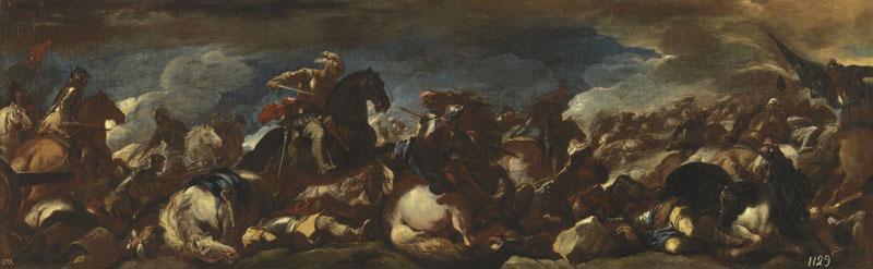 Giordano, Luca-Batalla de San Quintin-53 cm x 168 cm