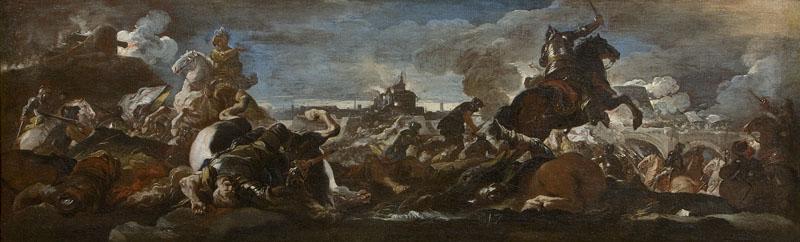 Giordano, Luca-Batalla de San Quintin-53 cm x 168 cm2