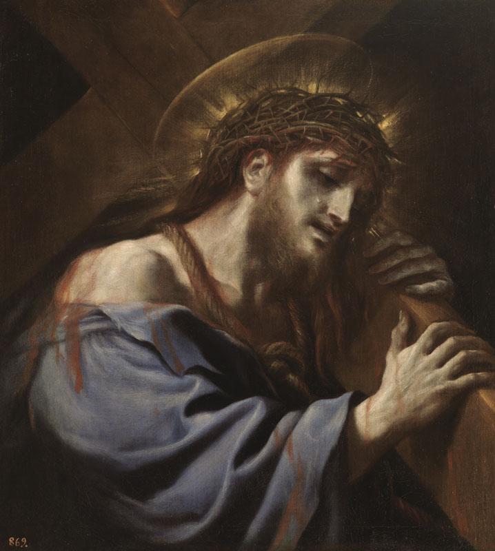 Giordano, Luca-Cristo con la Cruz a cuestas-77 cm x 71 cm