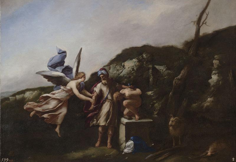 Giordano, Luca-El sacrificio de Isaac-85 cm x 124 cm