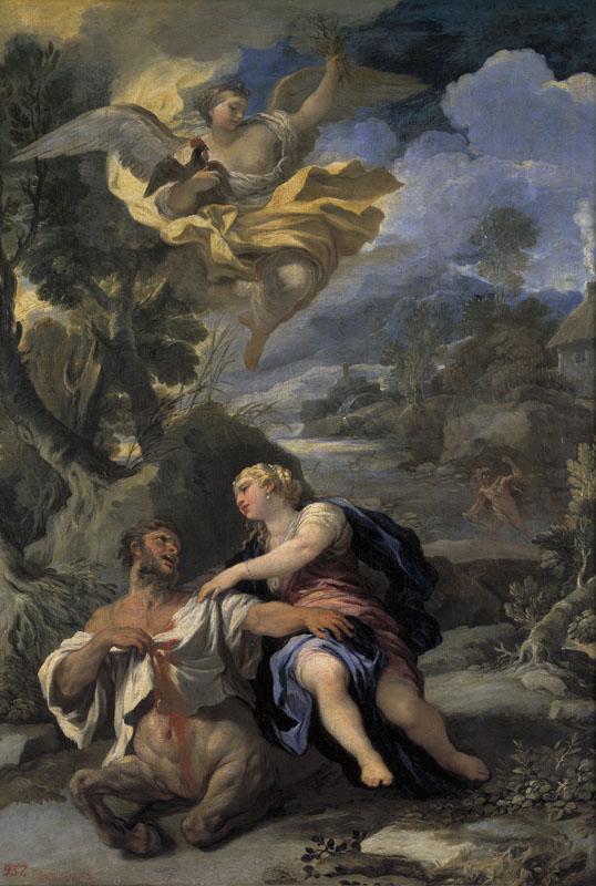 Giordano, Luca-Muerte del centauro Neso-114 cm x 79 cm