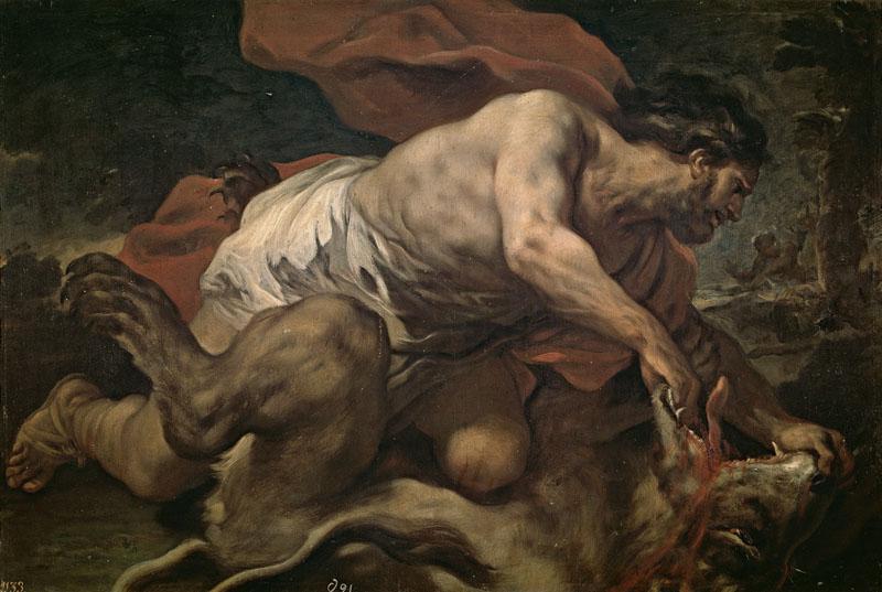 Giordano, Luca-Sanson y el leon-95 cm x 142 cm