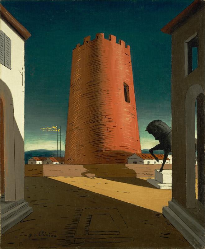 Giorgio de Chirico - Rose Tower, 1913