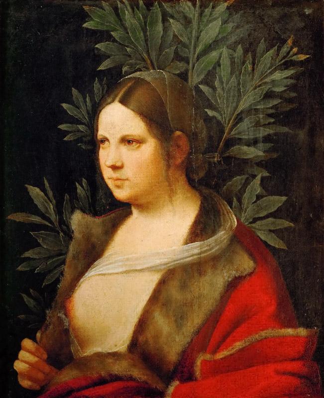 Giorgione -- Portrait of a Young Woman