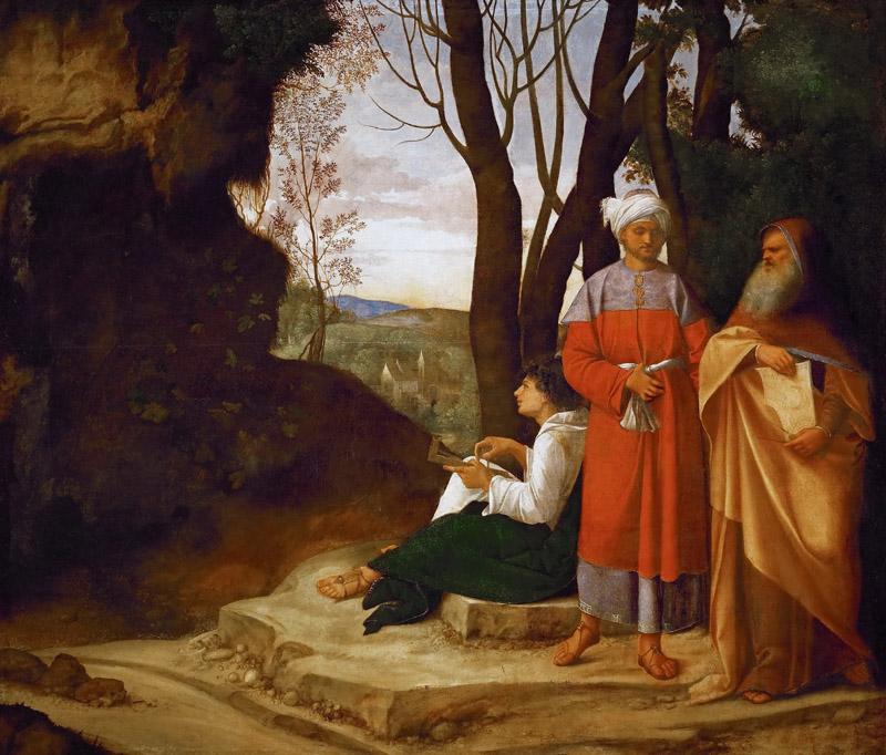 Giorgione -- Three Philosophers
