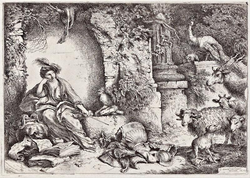 Giovanni B. CASTIGLIONE (1609 - 1664) (Italy)-Circe with companions