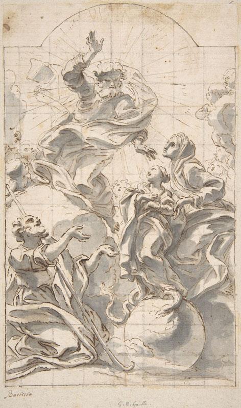 Giovanni Battista Gaulli--Allegory of the Immaculate Conception