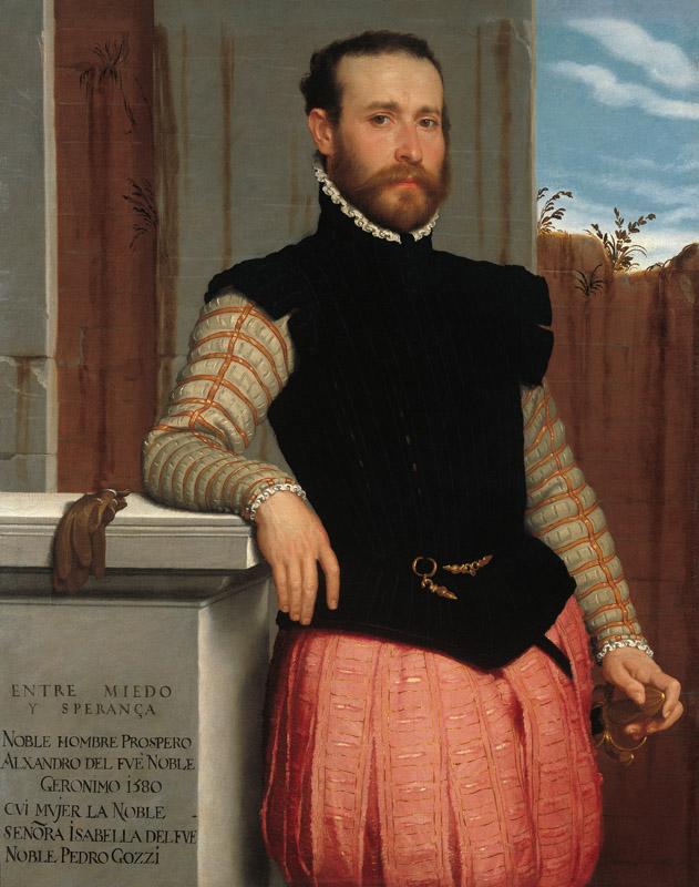 Giovanni Battista Moroni - Portrait of Prospero Alessandri, 1560