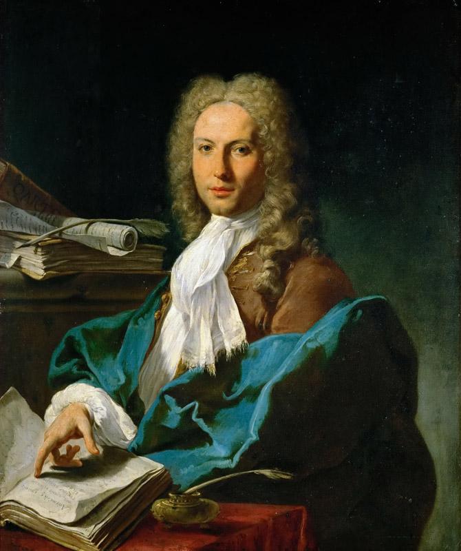 Giovanni Battista Pittoni the Younger (1687-1767) -- Portrait of a Mathematician