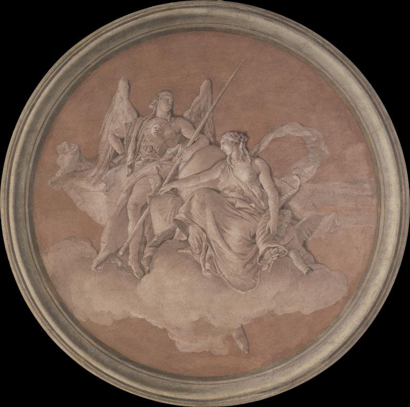 Giovanni Battista Tiepolo and Workshop--Virtue and Abundance