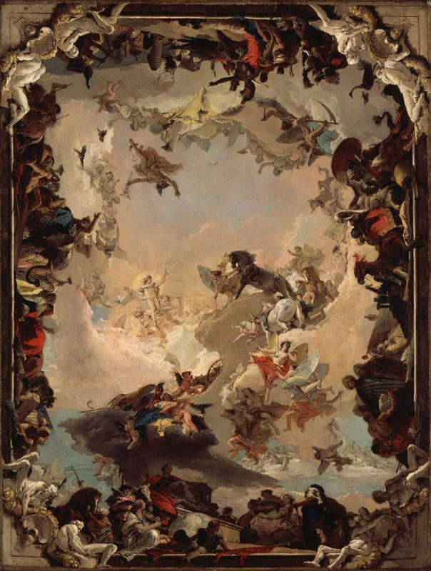 Giovanni Battista Tiepolo--Allegory of the Planets and Continents