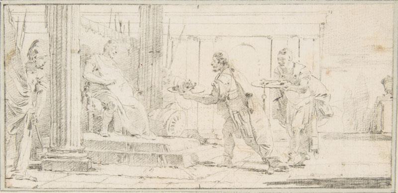 Giovanni Battista Tiepolo--Illustration for a Book Soldiers 2
