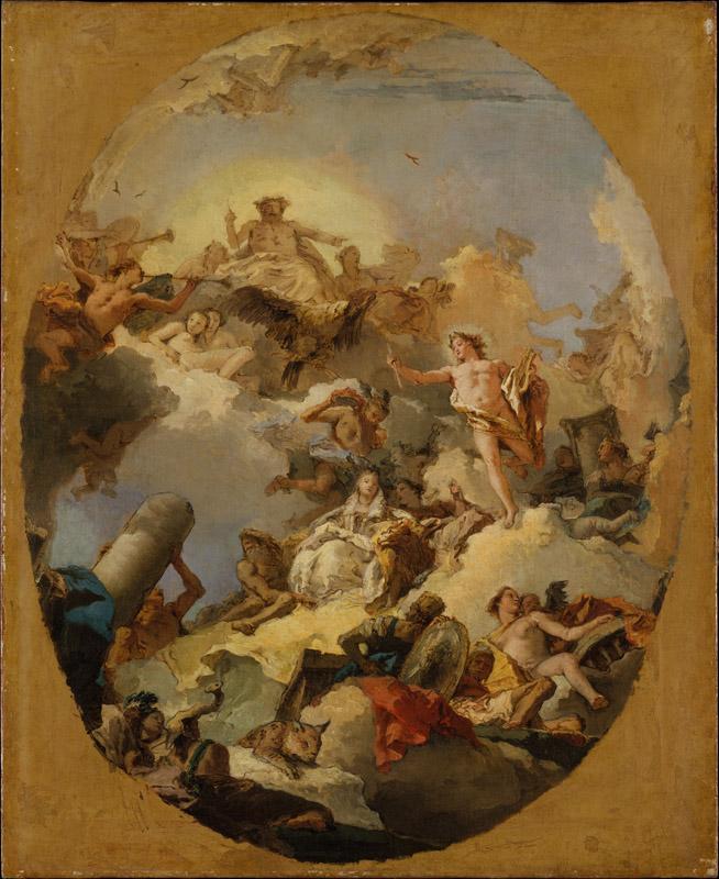 Giovanni Battista Tiepolo--The Apotheosis of the Spanish Monarchy II