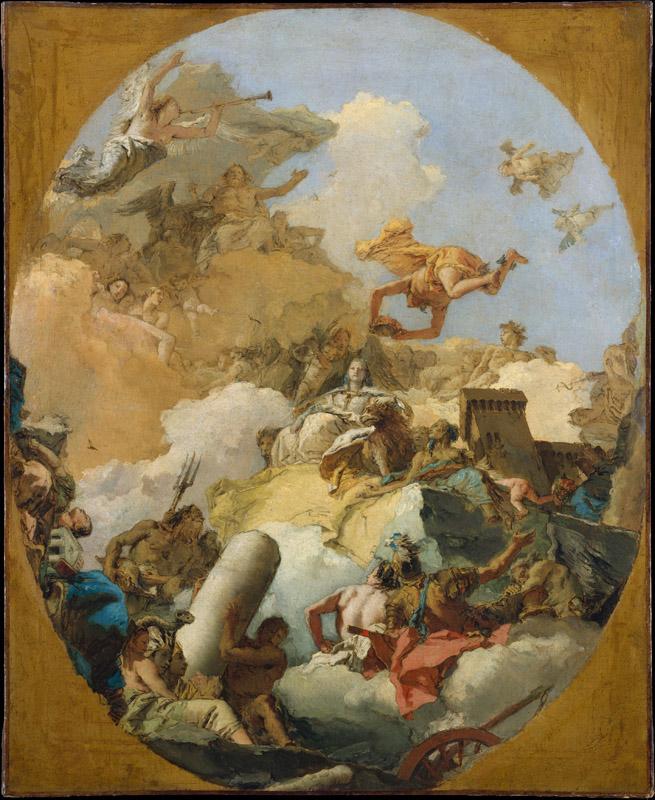 Giovanni Battista Tiepolo--The Apotheosis of the Spanish Monarchy