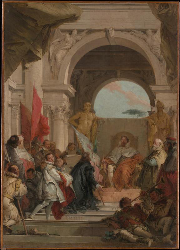 Giovanni Battista Tiepolo--The Investiture of Bishop Harold as Duke of Franconia