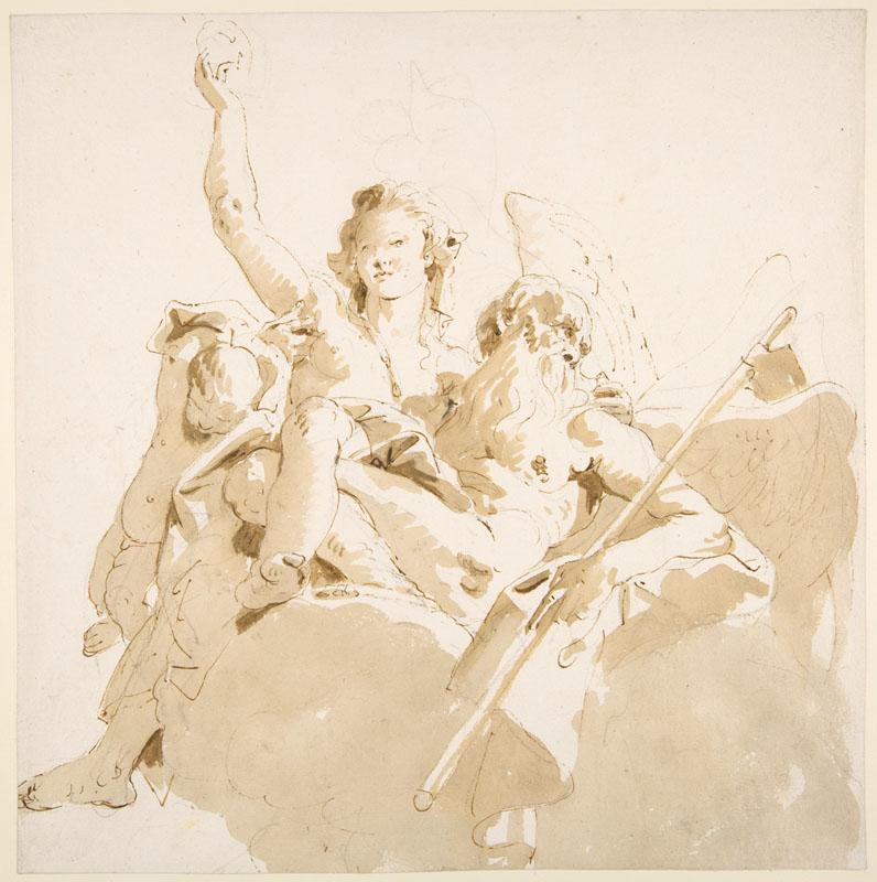 Giovanni Battista Tiepolo--Time and Truth
