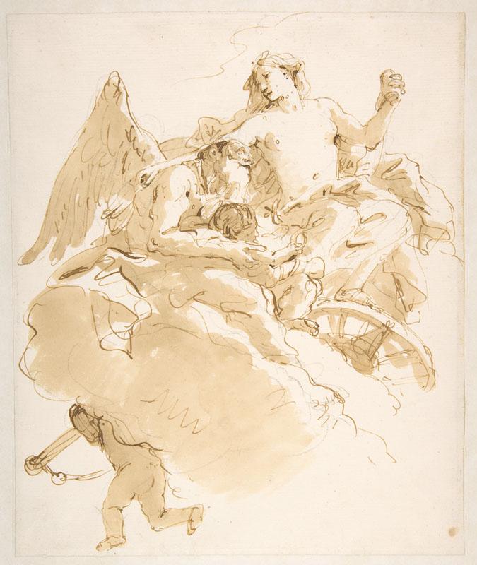 Giovanni Battista Tiepolo--Venus Entrusting an Infant to Time