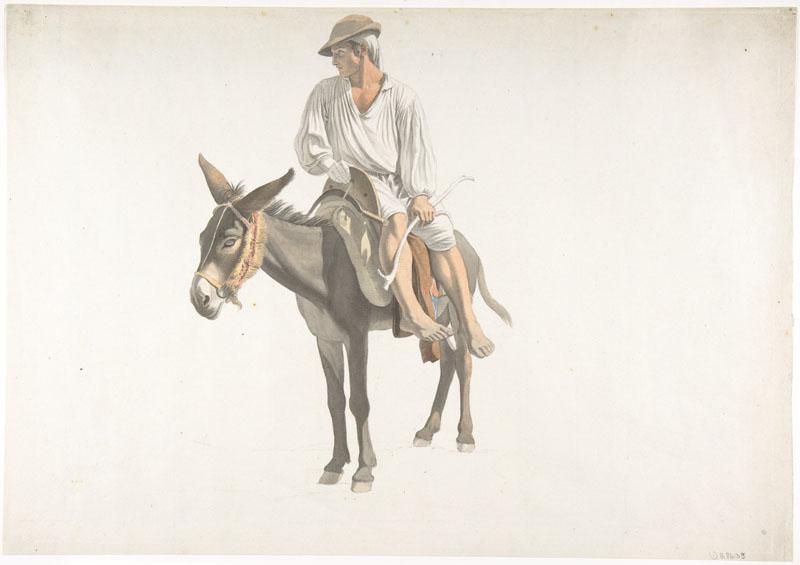 Giovanni Battista--Peasant on a Donkey