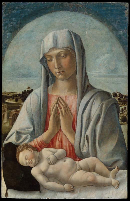 Giovanni Bellini--Madonna Adoring the Sleeping Child