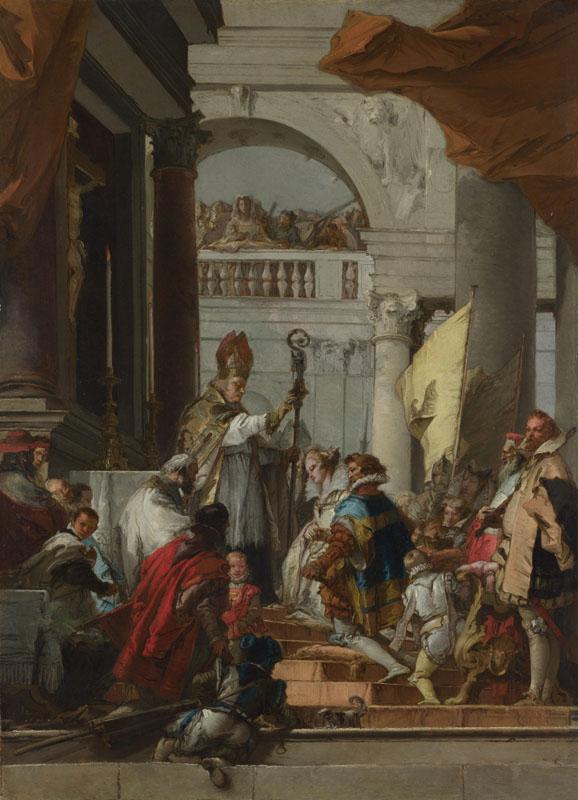 Giovanni Domenico Tiepolo - The Marriage of Frederick Barbarossa