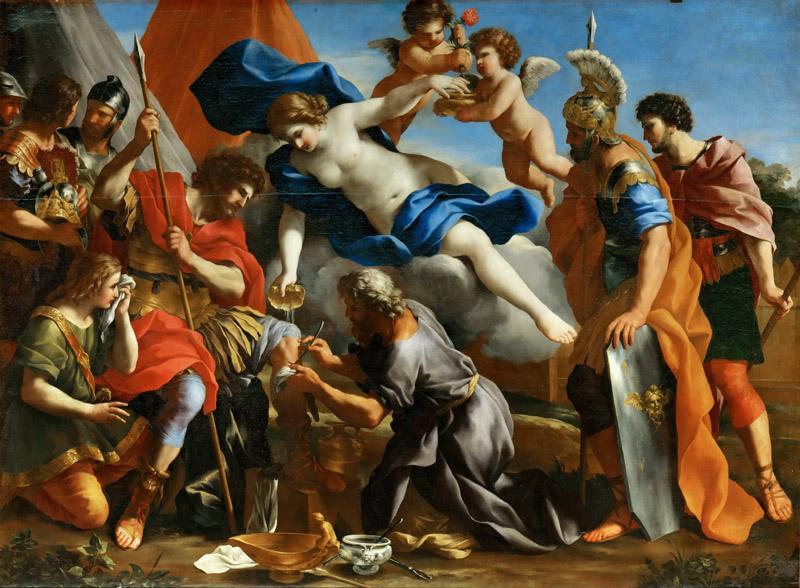 Giovanni Francesco Romanelli (1610-1662) -- Venus Pouring a Balm on the Wound of Aeneas