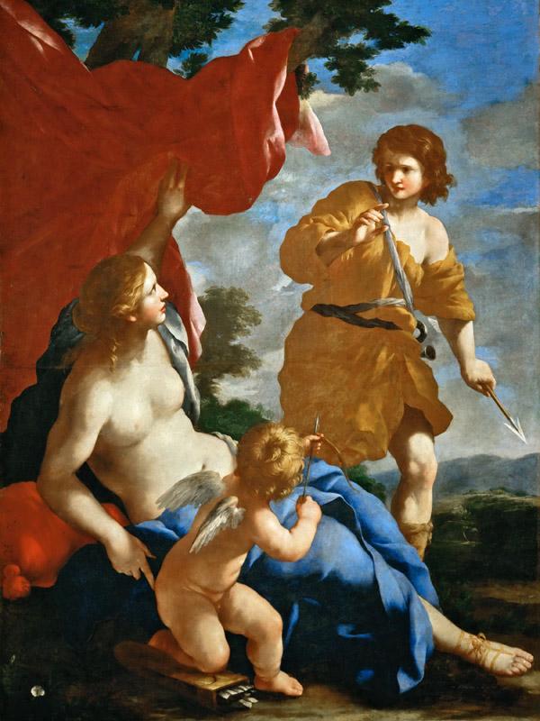 Giovanni Francesco Romanelli (1610-1662) -- Venus and Adonis Leaving for the Hunt