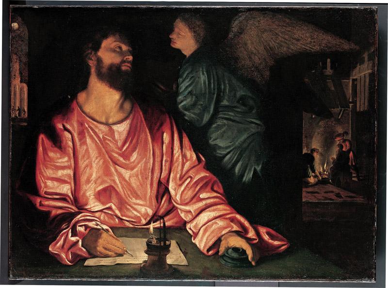 Giovanni Gerolamo Savoldo--Saint Matthew and the Angel