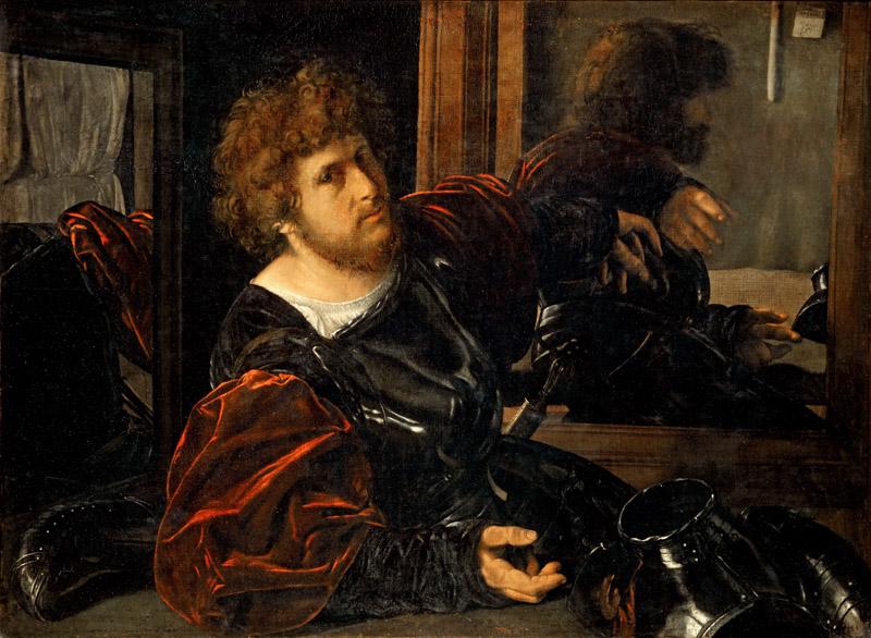 Giovanni Girolamo Savoldo (1480-1548) -- Self-Portrait, formerly called Portrait of Gaston de Foix