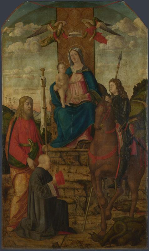 Giovanni Martini da Udine - The Virgin and Child with Saints