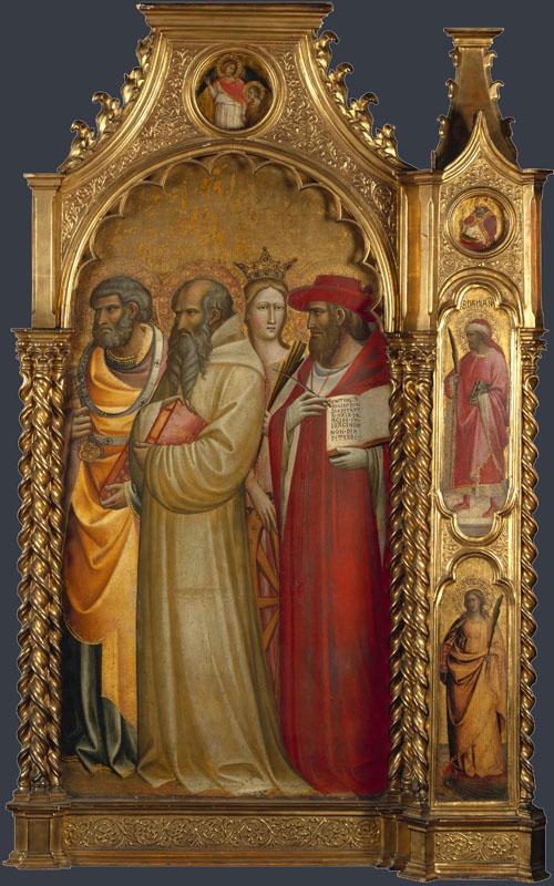 Giovanni dal Ponte - Saints Peter, Romuald, Catherine and Jerome