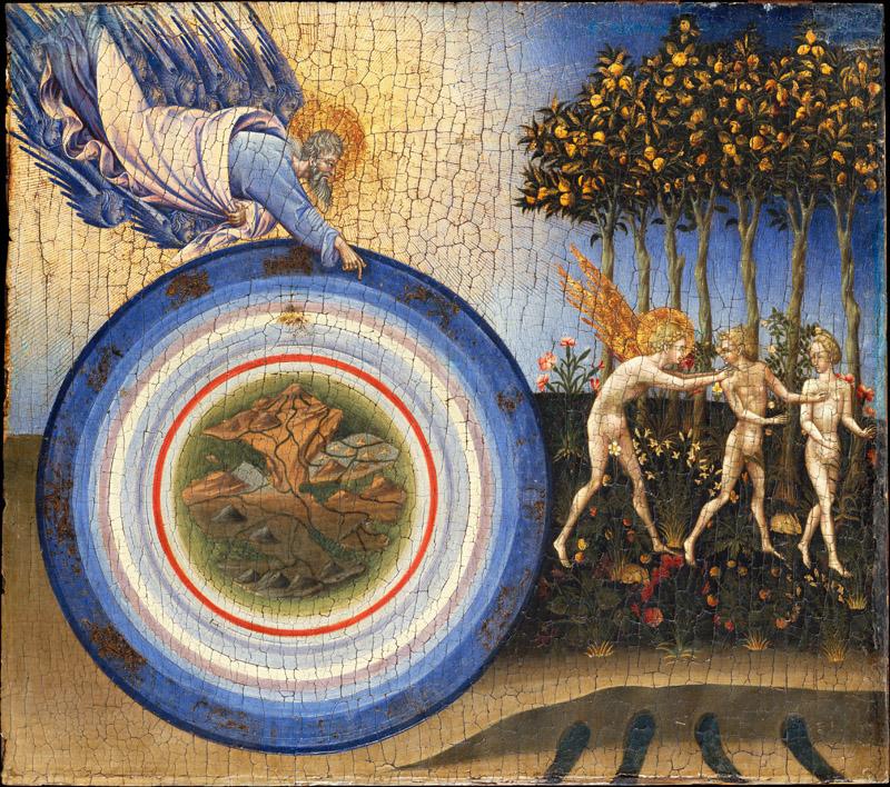 Giovanni di Paolo--The Creation of the World and the Expulsion from Paradise