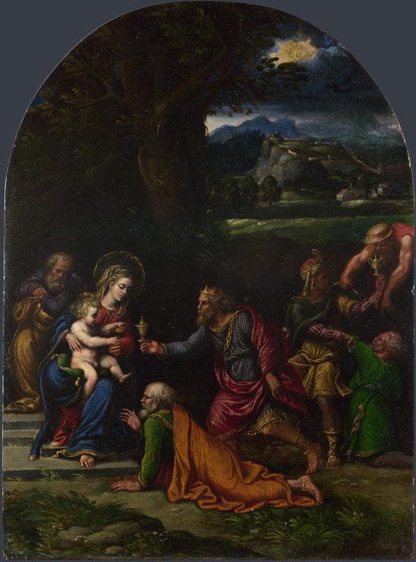 Girolamo da Carpi - The Adoration of the Kings