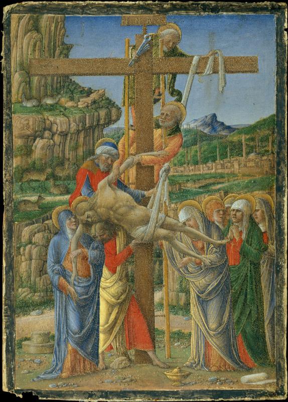 Girolamo da Cremona--Descent from the Cross